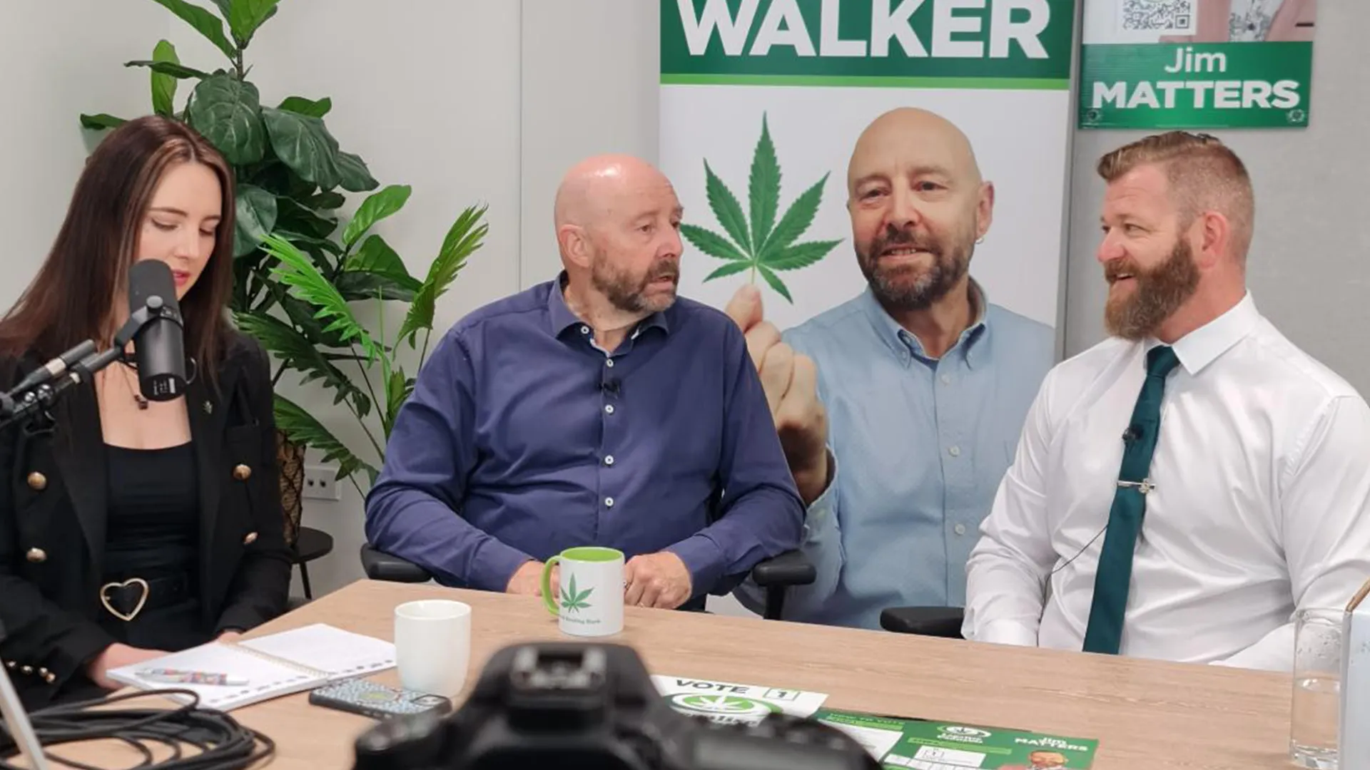 Trio interview session